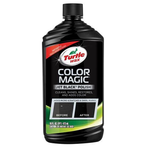 Unlock the True Potential of Your Car's Black Paint with Turtle Wax Color Magic Polish